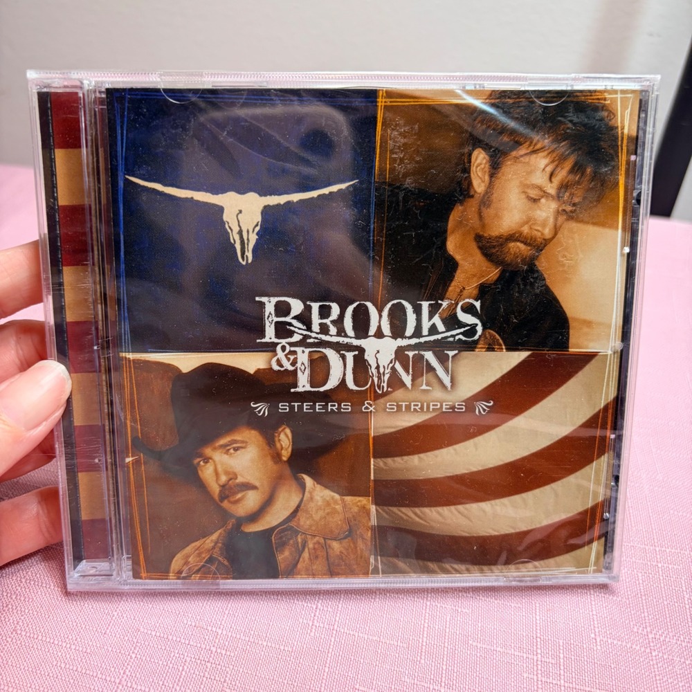 Brooks & Dunn Steers & Stripes CD 2001 Arista Nashville New Sealed ARCD 7003